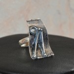 СРЕБЪРЕН ПРЪСТЕН, РЪЧНА ИЗРАБОТКА